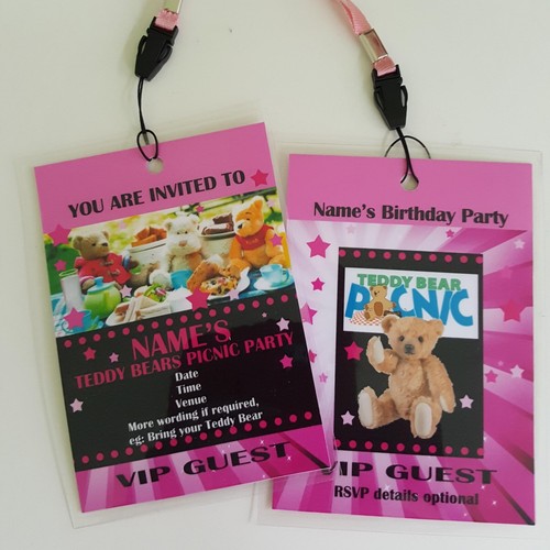 Personalised vip pass lanyard - pass,