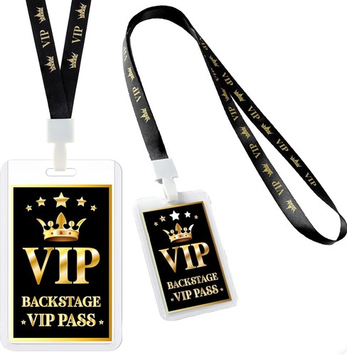 Vip pass backstage lanyard - vip,